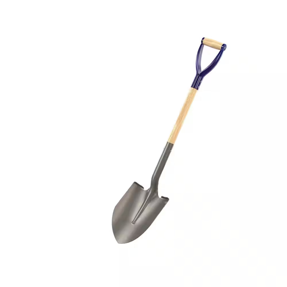 27 In. Wood Handle Professional round Point Shovel