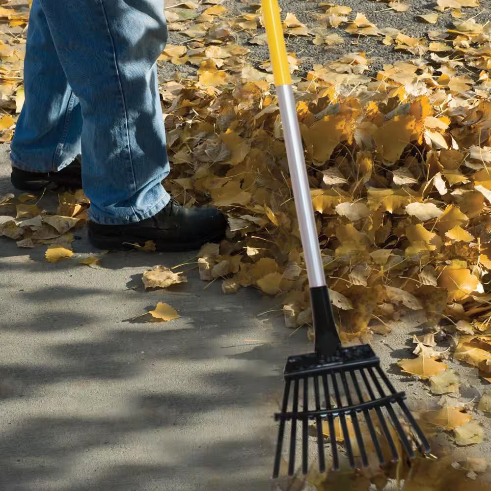 48-57 In. Hardwood/Aluminum Handle Steel/Aluminum Tine Rake Combo Set