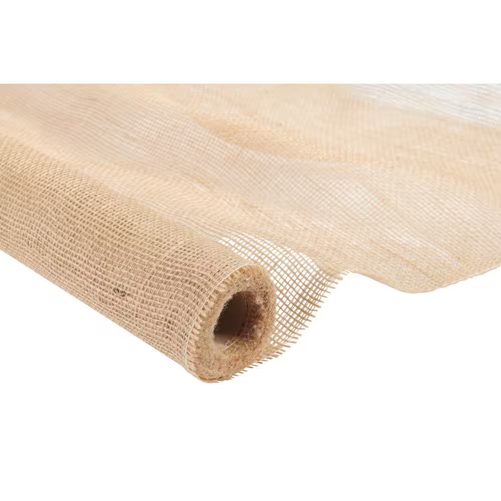 3 Ft. X 24 Ft. 100% Natural Burlap Landscape Fabric (4-Pack)