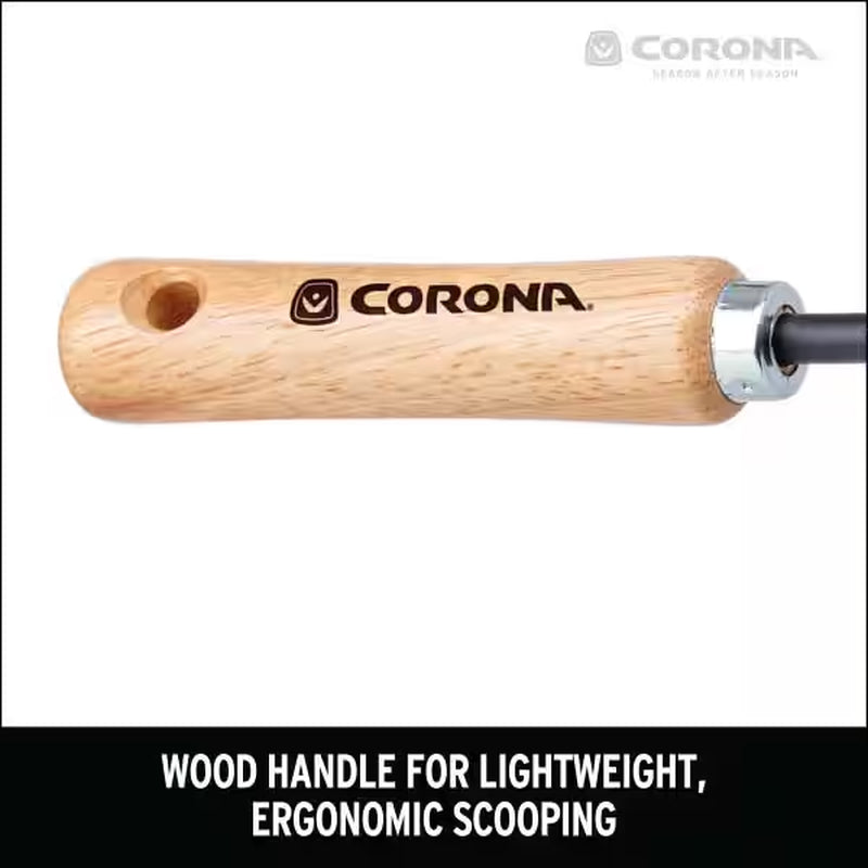 6.5 In. Garden Trowel Scoop with Wooden Handle