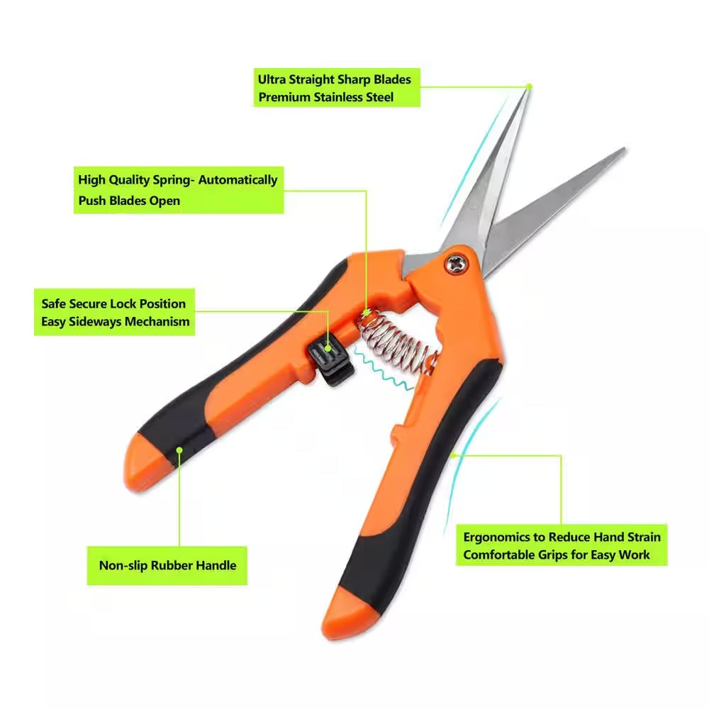 5-Piece Mini Garden Tool Set with Pruning Shear, Repotting Mat for Indoor Plants, Succulents, Bonsai, Cactus Care