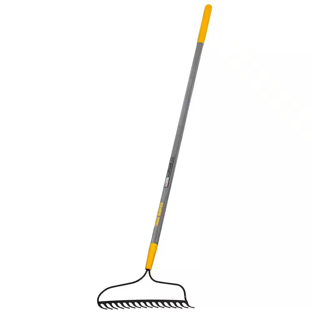 48-57 In. Hardwood/Aluminum Handle Steel/Aluminum Tine Rake Combo Set