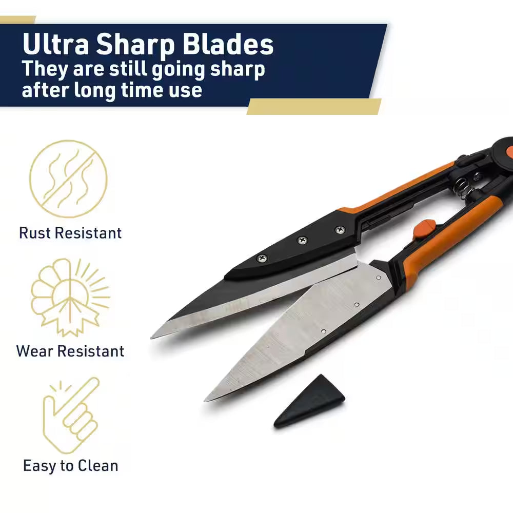 0.75 In. Garden Clippers Hedge Shears-Pruning Shears