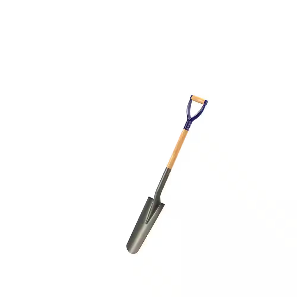 33 In. Wood Handle Contractor Grade Drain Spade