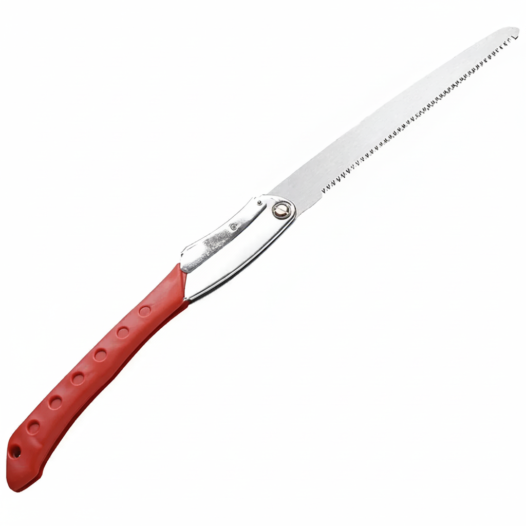 Folding Pruning Saw, 14.2 Inch Hand Saw with Straight Blade