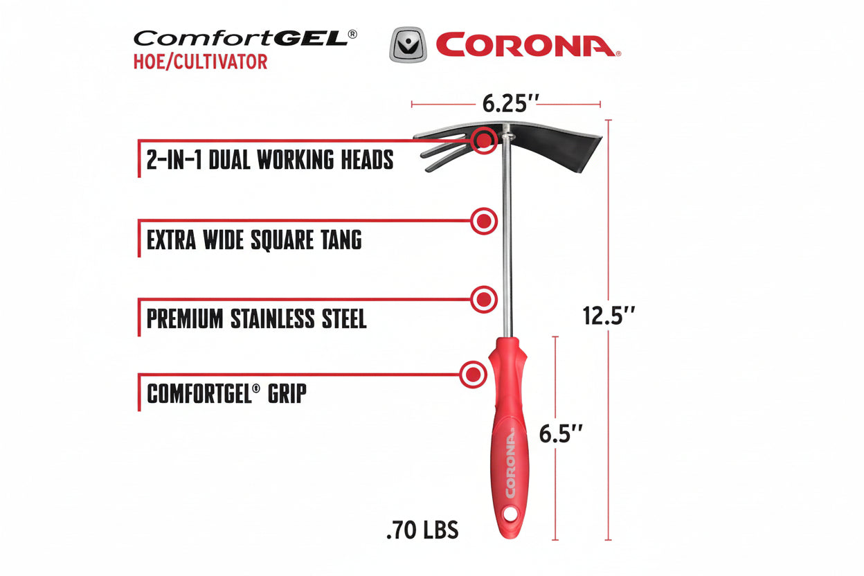 6.5-In Stainless Steel Multipurpose Garden Hand Tool