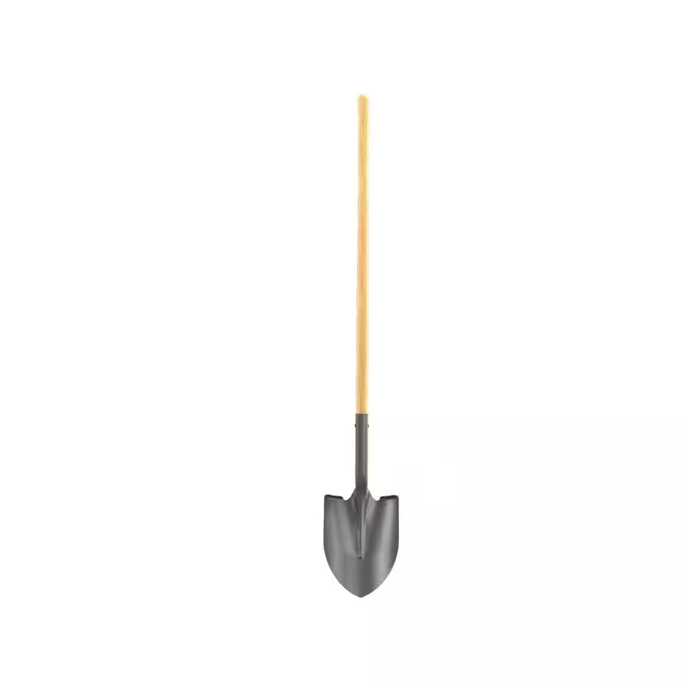 47 In. Wood Handle Professional round Point Shovel